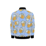 Beer pattern Kids' Boys' Girls' Bomber Jacket