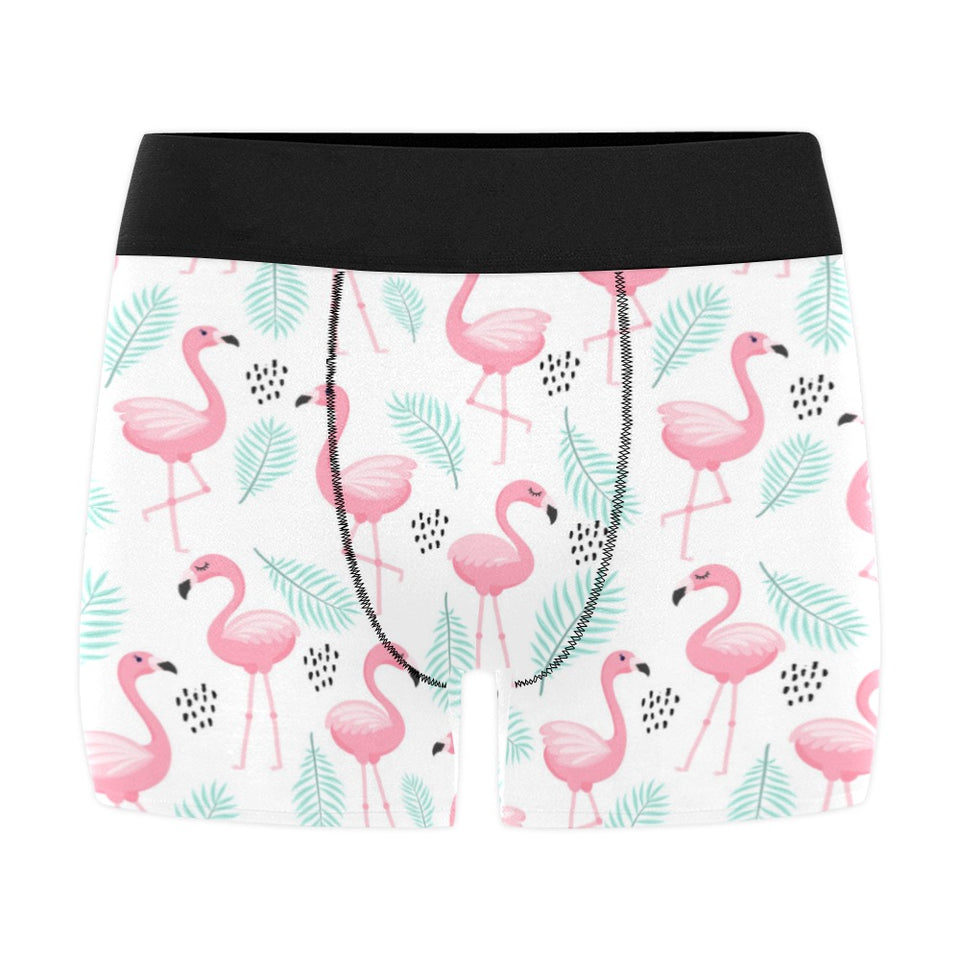 Cute flamingo pattern Men's All Over Print Boxer Briefs Men's Underwear
