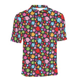 Tea pots Pattern Print Design 01 Men's All Over Print Polo Shirt