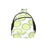 Cucumber slices pattern All Over Print Chest Bag
