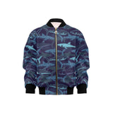 Shark pattern Kids' Boys' Girls' Bomber Jacket