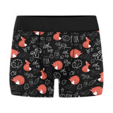 fox sleeping fox pattern Men's All Over Print Boxer Briefs Men's Underwear