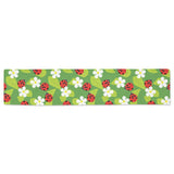 Ladybug Pattern Print Design 01 Table Runner