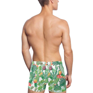 Cactus design pattern copy Men's Swimming Trunks