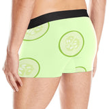Cucumber pattern Men's All Over Print Boxer Briefs Men's Underwear