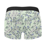hand drawn blueberry pattern Men's All Over Print Boxer Briefs Men's Underwear