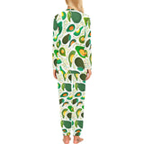 Avocado design pattern Women's All Over Print Pajama Set