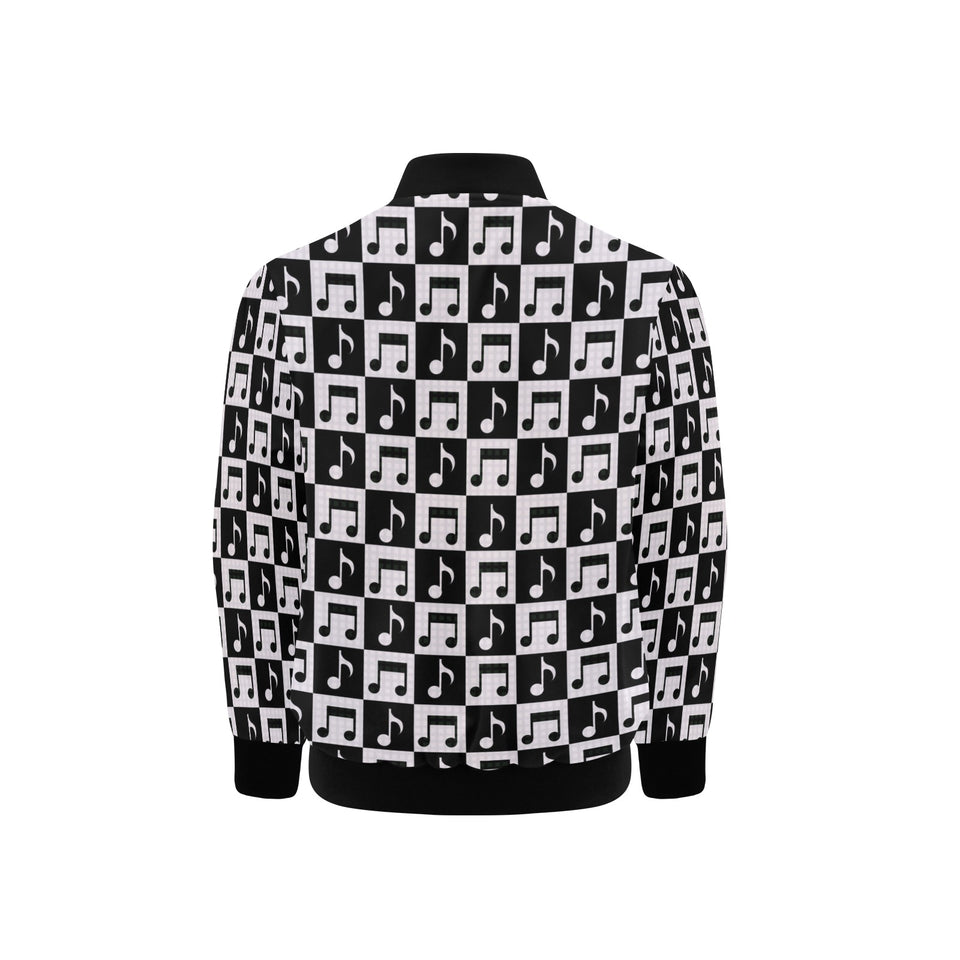 Music Notes Pattern Print Design 01 Kids' Boys' Girls' Bomber Jacket