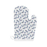 Pigeon Pattern Print Design 03 Heat Resistant Oven Mitts