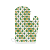 Horseshoes Pattern Print Design 04 Heat Resistant Oven Mitts