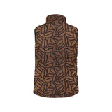 coffee bean pattern Women's Padded Vest