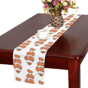 Clown Fish Pattern Print Design 05 Table Runner