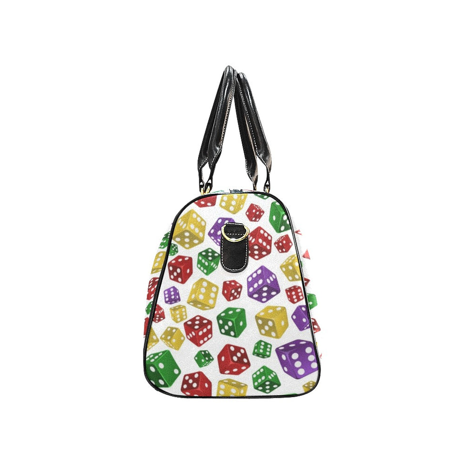 Dice Pattern Print Design 03 Travel Bag