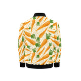 Carrot Pattern Print Design 01 Kids' Boys' Girls' Bomber Jacket