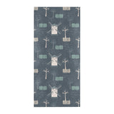 windmill tree pattern Beach Towel
