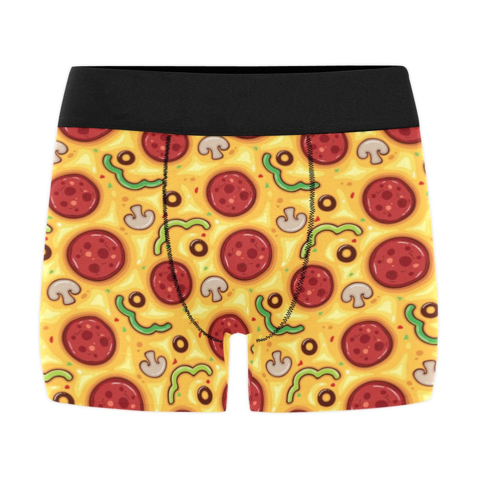 Pizza texture pattern Men's All Over Print Boxer Briefs Men's Underwear