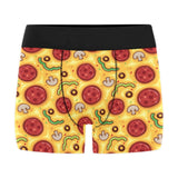 Pizza texture pattern Men's All Over Print Boxer Briefs Men's Underwear