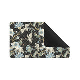 Japanese crane ornament elements Doormat