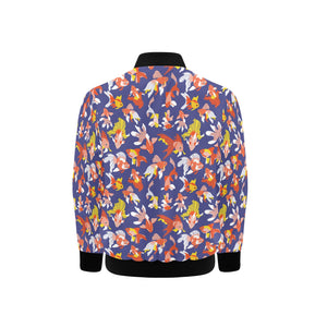 Goldfish Pattern Print Design 04 Kids' Boys' Girls' Bomber Jacket