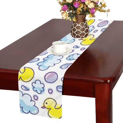 Duck Pattern Print Design 01 Table Runner