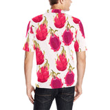dragon fruits design pattern Men's All Over Print Polo Shirt