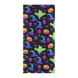 Colorful halloween background Beach Towel
