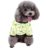 Cute frog dragonfly pattern All Over Print Pet Dog Round Neck Fuzzy Shirt