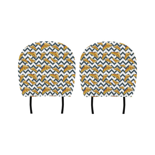 Pizza design pattern Car Headrest Cover