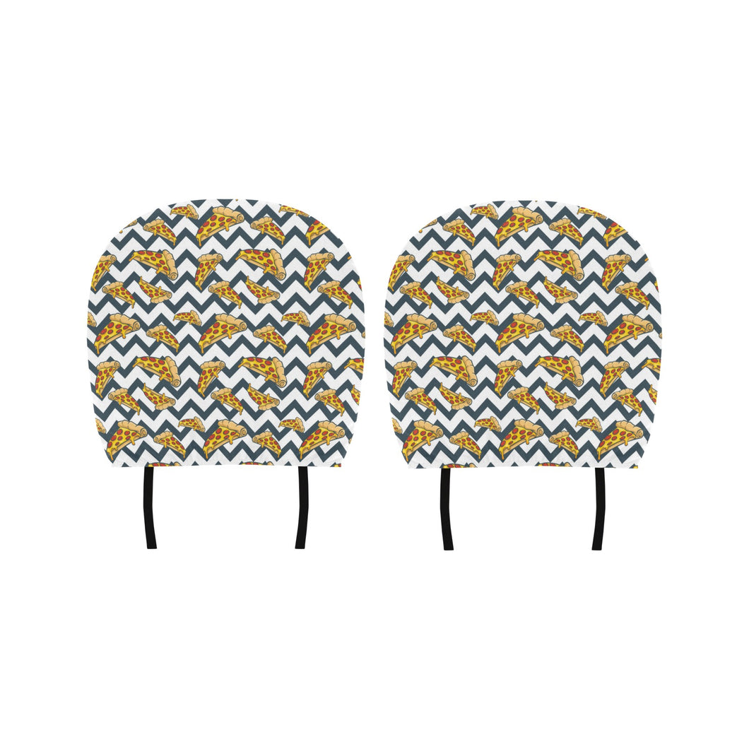 Pizza design pattern Car Headrest Cover