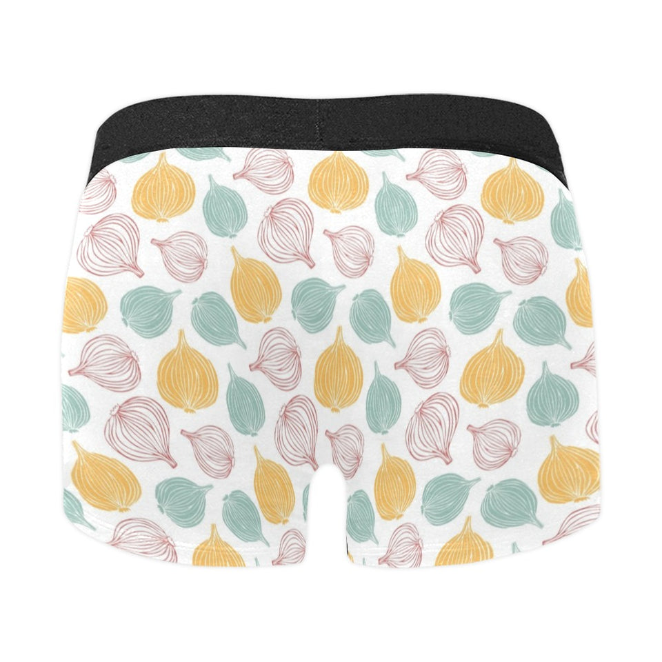 colorful onions white background Men's All Over Print Boxer Briefs Men's Underwear
