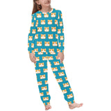 Guinea Pig Pattern Print Design 03 Kids' Boys' Girls' All Over Print Pajama Set