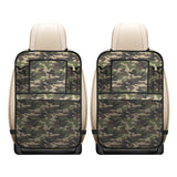 Dark Green camouflage pattern Car Seat Back Organizer