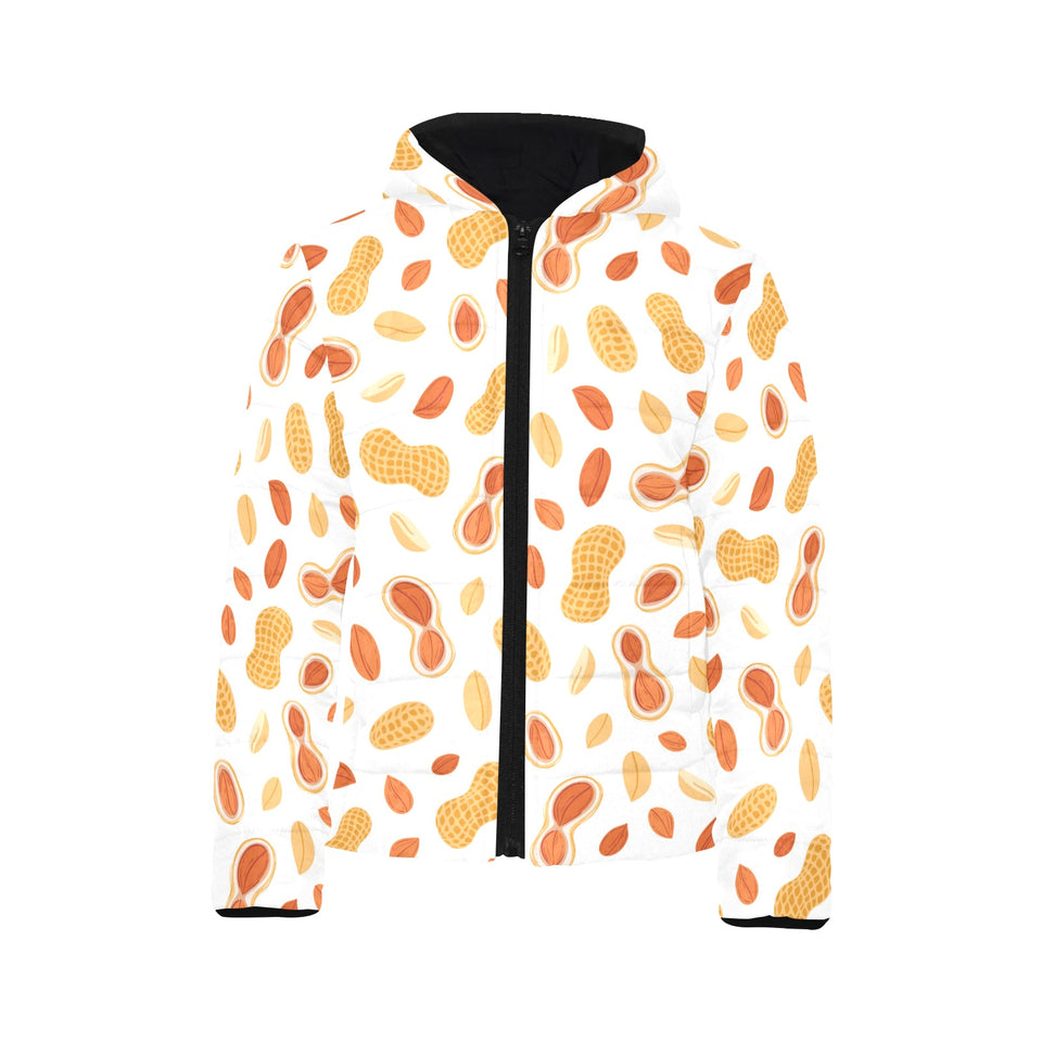 peanuts pattern Kids' Boys' Girls' Padded Hooded Jacket