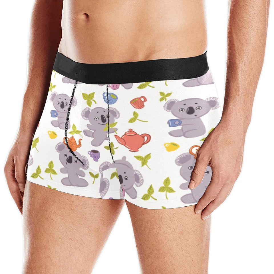 Cute koalas teapots tea Men's All Over Print Boxer Briefs Men's Underwear