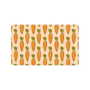 Carrot Pattern Print Design 04 Doormat