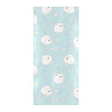 White cute hamsters heart pattern Beach Towel