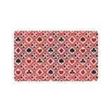 Casino Cards Suits Pattern Print Design 03 Doormat
