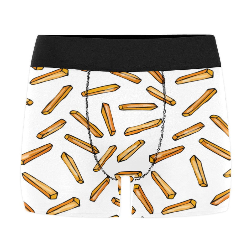 French fries potato pattern Men's All Over Print Boxer Briefs Men's Underwear