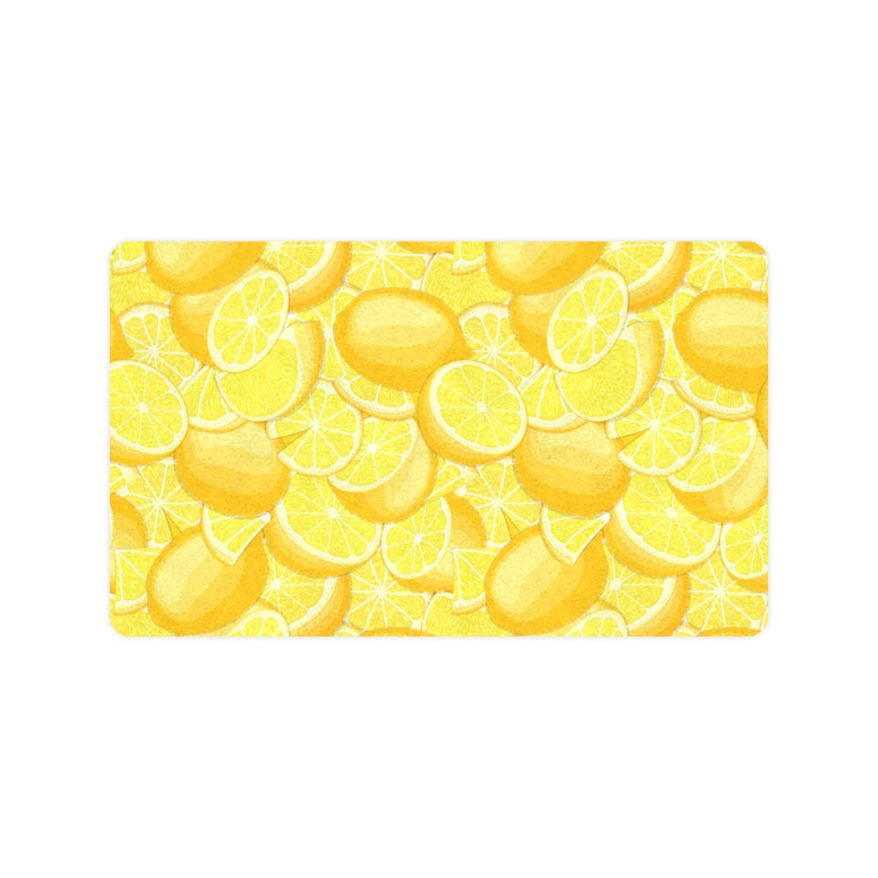 lemon pattern Doormat