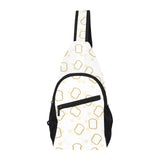 Bread Toast Pattern Print Design 01 All Over Print Chest Bag