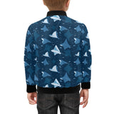Stingray Pattern Print Design 04 Kids' Boys' Girls' Bomber Jacket