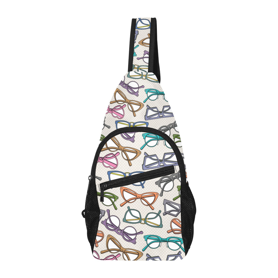 Sun Glasses Pattern Print Design 01 All Over Print Chest Bag