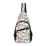 Sun Glasses Pattern Print Design 01 All Over Print Chest Bag