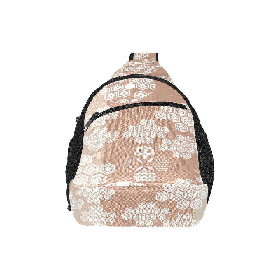 Beautiful hexagon japanese pattern All Over Print Chest Bag