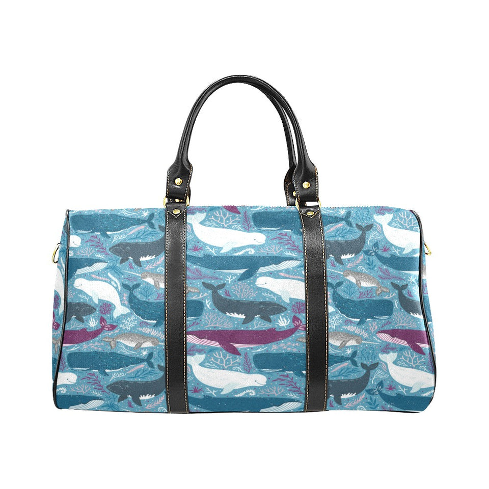 Whale design pattern Travel Bag