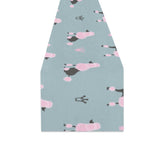 poodle dog pattern Table Runner