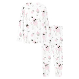 Poodle dog rose cake pattern Women's All Over Print Pajama Set