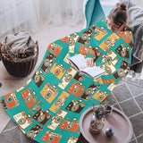 Camera Pattern Print Design 03 Blanket Robe with Sleeves