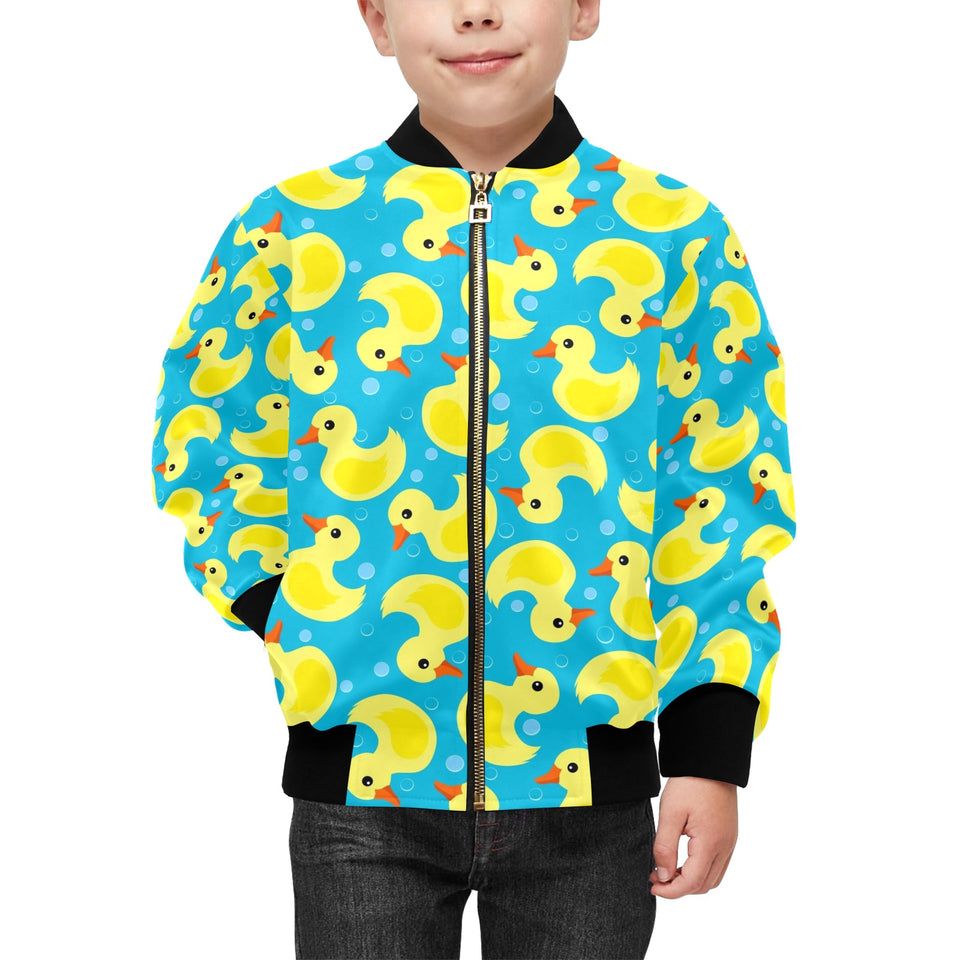 Duck Pattern Print Design 04 Kids' Boys' Girls' Bomber Jacket