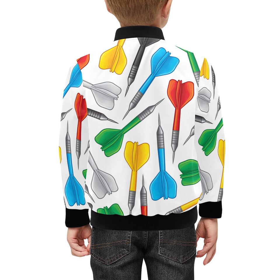 Darts Pattern Print Design 03 Kids' Boys' Girls' Bomber Jacket